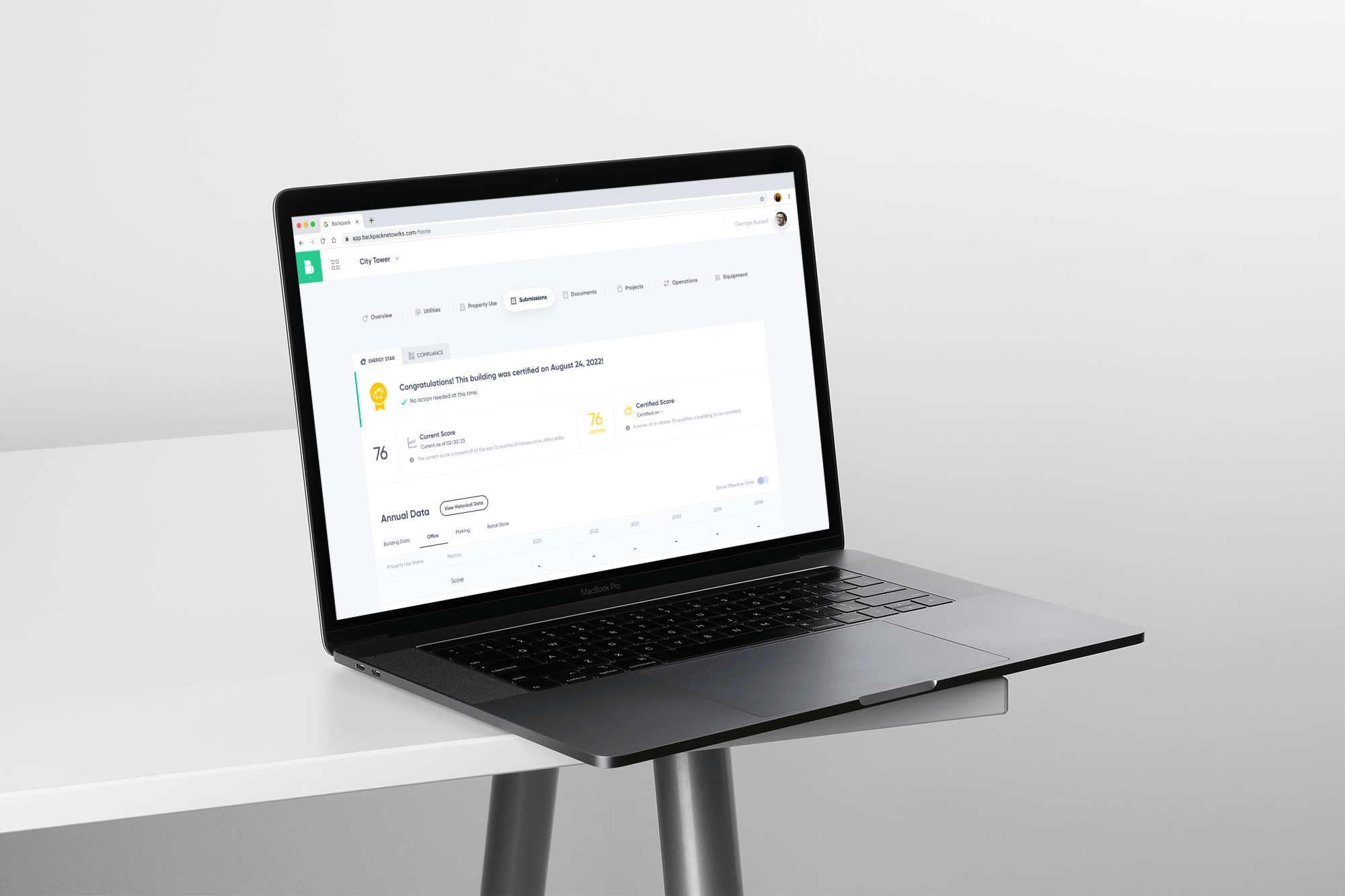 Energy Star Integration interface mockup